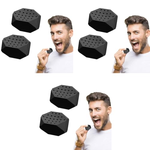 MAYCREATE® 6PCS Jawline Exerciser for Men Women 45lbs Silicone Jaw Exerciser Trainer Face Jawline Shaper for Jawline Exercise, for Beginner, Intermediate & Advance, Define Jawline - Black MAYCREATE® 6PCS Jawline Exerciser for Men Women 45lbs Silicone Jaw Exerciser Trainer Face Jawline Shaper for Jawline Exercise, for Beginner, Intermediate & Advance, Define Jawline - Black